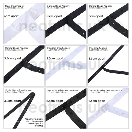 Snap popper tape fasten press - snap,