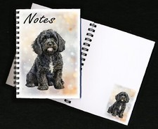 Cockapoo (Black) Dog Notebook/Notepad + small image on every page by Starprint