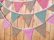 Handmade fabric bunting