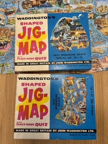 Waddington shaped jig map - waddington's, -map
