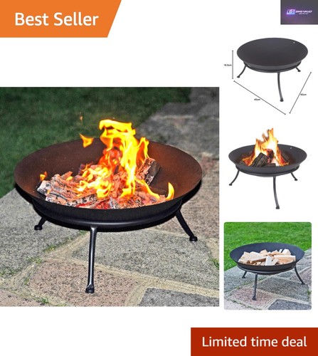 Portable round fire pit - portable,