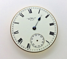 Waltham TRAVELER Hunter Pocket Watch Movement - Model 1908 - Restoration