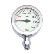 Scubas Diving Metal Gauge 360bar Scubas Diving Pressure Gauge with Luminously