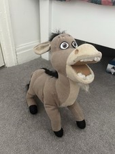 2004 (Non-Talking) Donkey DreamWorks Shrek2 play by play Collectable plush teddy