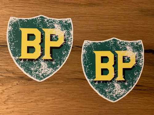 Vintage oil decal - bp,