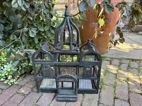 Vintage extra large bird cage - vintage,