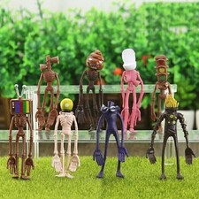 8PCS Siren Head Action Figure Foundation Urban Legend Sirenhead Kids Gift Toy UK