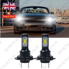 For AUDI A3 A4 A5 A6 A7 A8 TT Q5 Q7 H7 Pure White LED Headlight Bulbs Kit x2
