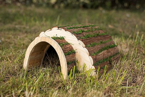 Extra large wooden hedgehog - large,