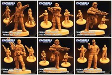 Human Infantry Miniatures |