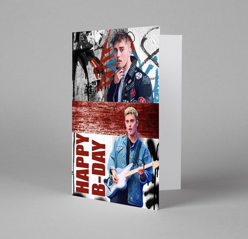 Sam fender birthday card - fender,