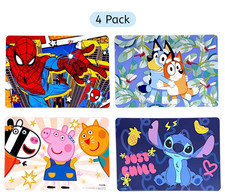 4 Pack Kids Placemats Table