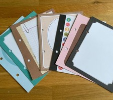 7 Vicki bouton scrapbook pages from travel album