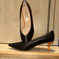 LUCY CHOI HIGH BLACK LEATHER