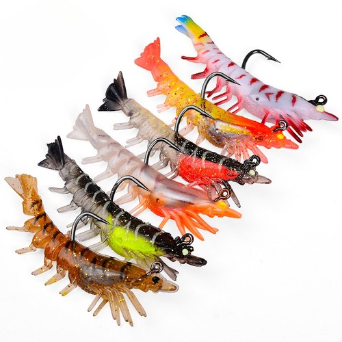 6pcs large glow prawn - glow, shrimp