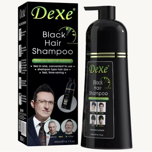 Dexe black hair shampoo - shampoo, 400ml