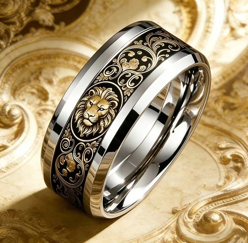 Men stainless steel - men's, lion