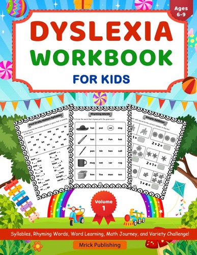 Dyslexia workbook for - workbook, kids