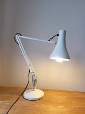 Anglepoise desk lamp. Model 90 White colour, working. Made in England. 
