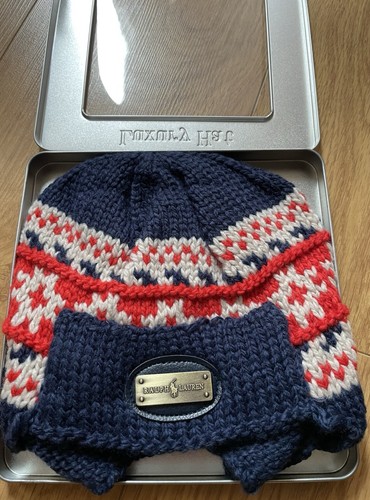 Ralph lauren knit beanie - knit,