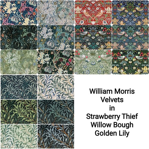 William morris velvet - william, fabric