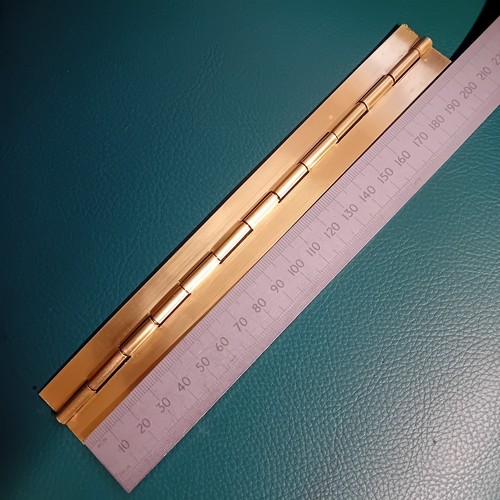 Brass hinge cabinet - brass, ,piano