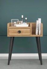 Modern wood Bedside Table -