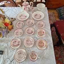 Antique English Tea Set Plates