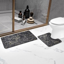 Bath Mat Set 2 Piece Non-Slip