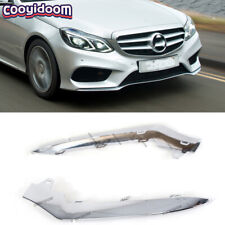 Pair Front Bumper Chrome Trim Molding For 2014 Mercedes-Benz W212 E-Class E350