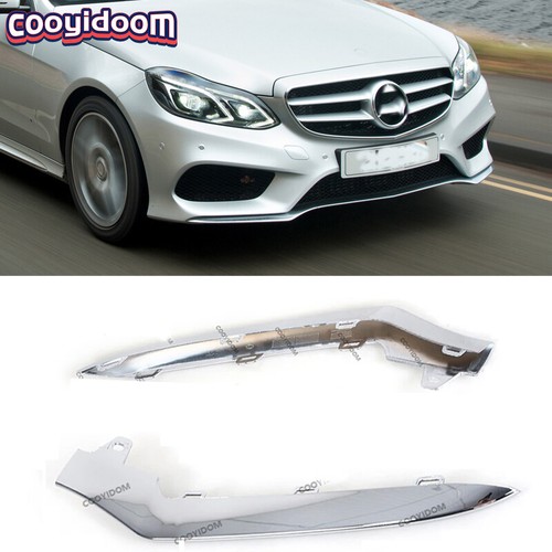 Pair front bumper chrome trim - pair,