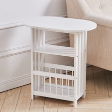 Wooden Magazine Rack Shelf