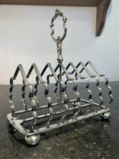 Vintage Silver Plated Toast
