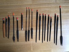 Vintage Fishing Floats by Ivan Marks x 18. Wagglers and Balsas.