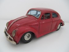 Vintage 1960’s  Toy VW Beetle Tin Plate. 8" /20cm long. Not Working see listing.