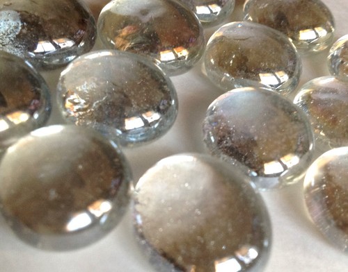 Glass gems nuggets - glass,