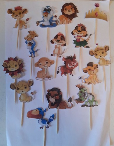 Lion king cupcake toppers - 16,