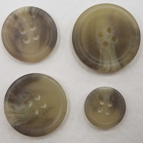Light grey buttons 15mm 2cm - grey,