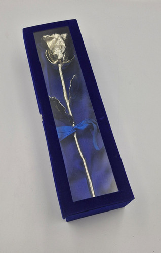 Rose stem flower 24k gold - rose,