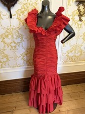 Vintage 1980s Ruched Fishtail