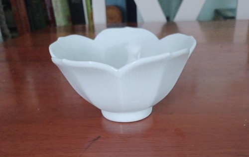Vintage white gloss ceramic - vintage,