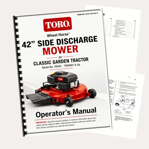Toro wheel horse side - toro,