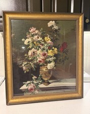 Vintage Hand-Stitched Gobelin