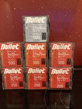 Bullet Wood Screws 7 Boxes