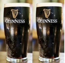 4 Guinness Pint Glasses 20oz