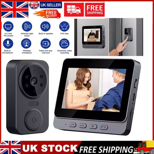 Smart wireless video doorbell - wireless,
