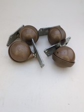 4 Archibald Kenrick Vintage Shepherd Castors Unused Good Condition