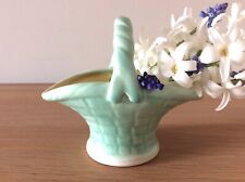 Vintage Porcelain Basket | Crown Ducal Ware | C 1920s 1930s 