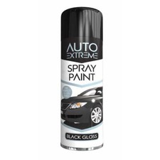 Black Gloss Spray Paint Aerosol Auto 250ml Car Van Bike Restore Metal