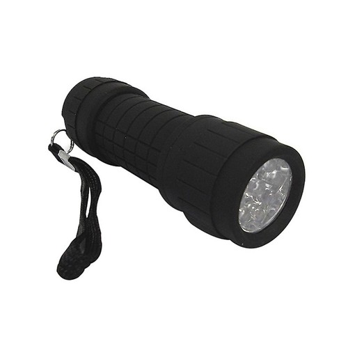 Rubber coated torch led mini - rubber, 9